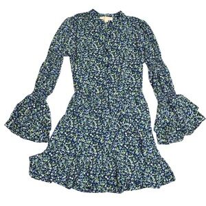 Michael Kors Bell Sleeve Floral Skirt Set